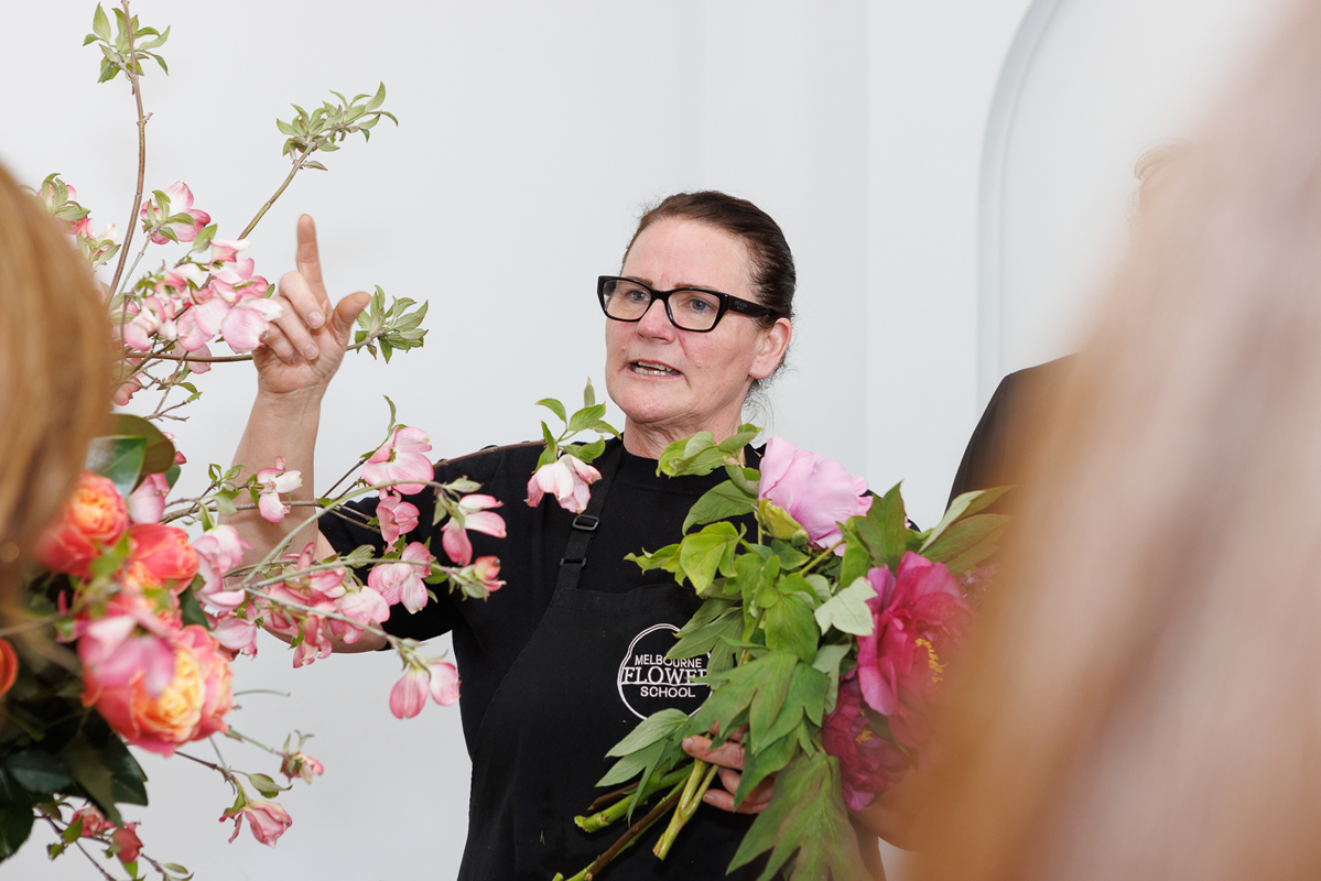 Kim - floral design workshops in Melbourne