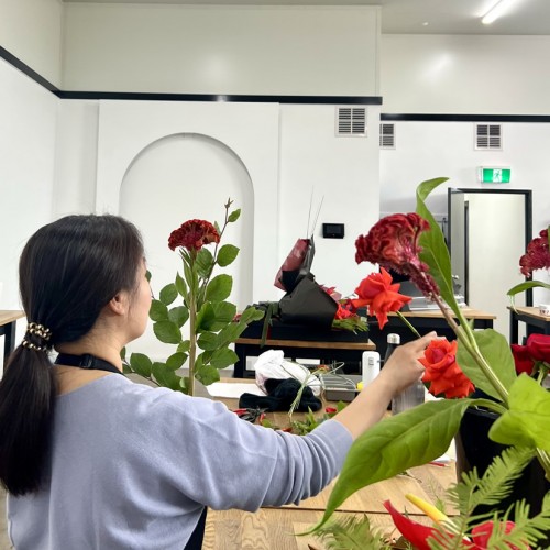 Learning to arrange flowers