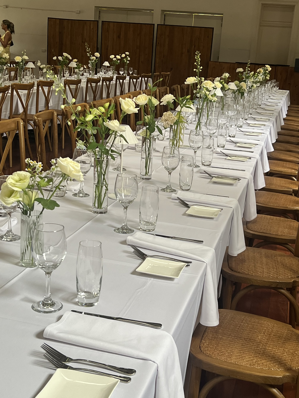 Wedding table setting