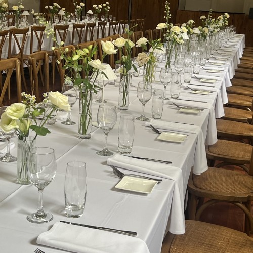 Wedding table setting